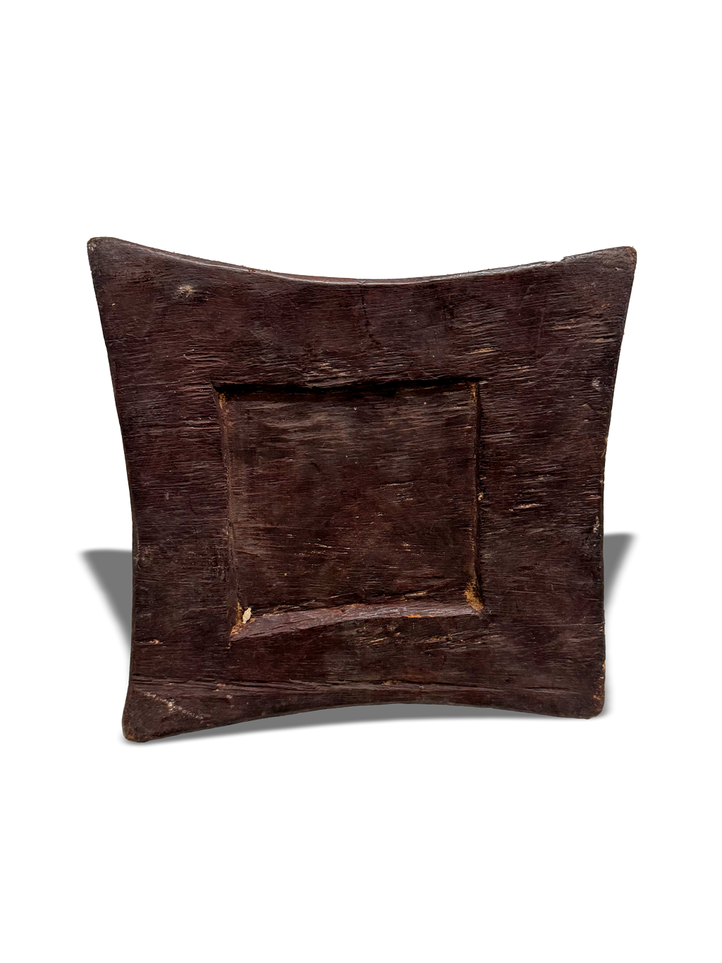 Yoruba Opon Ifa divination tray with Esu carving, Nigeria African Tribal Art, Kutubu Decor