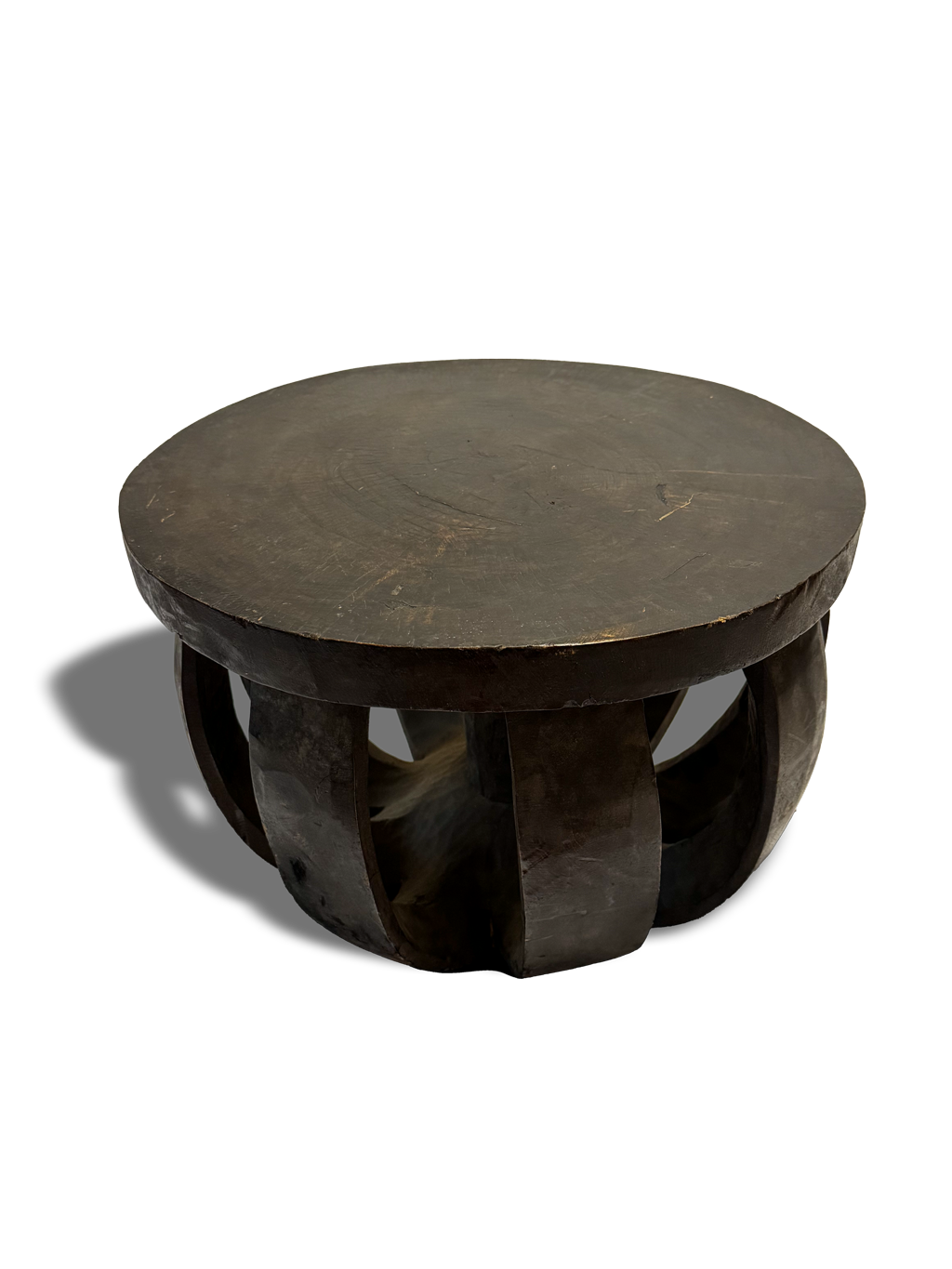 Vintage wooden stool from Baga tribe of Guinea, West Africa, Kutubu Decor