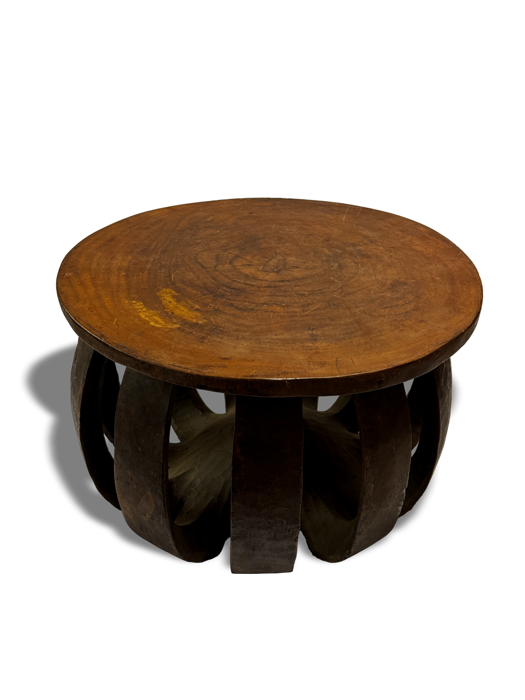 Vintage wooden stool from Baga tribe of Guinea, West Africa, Kutubu Decor