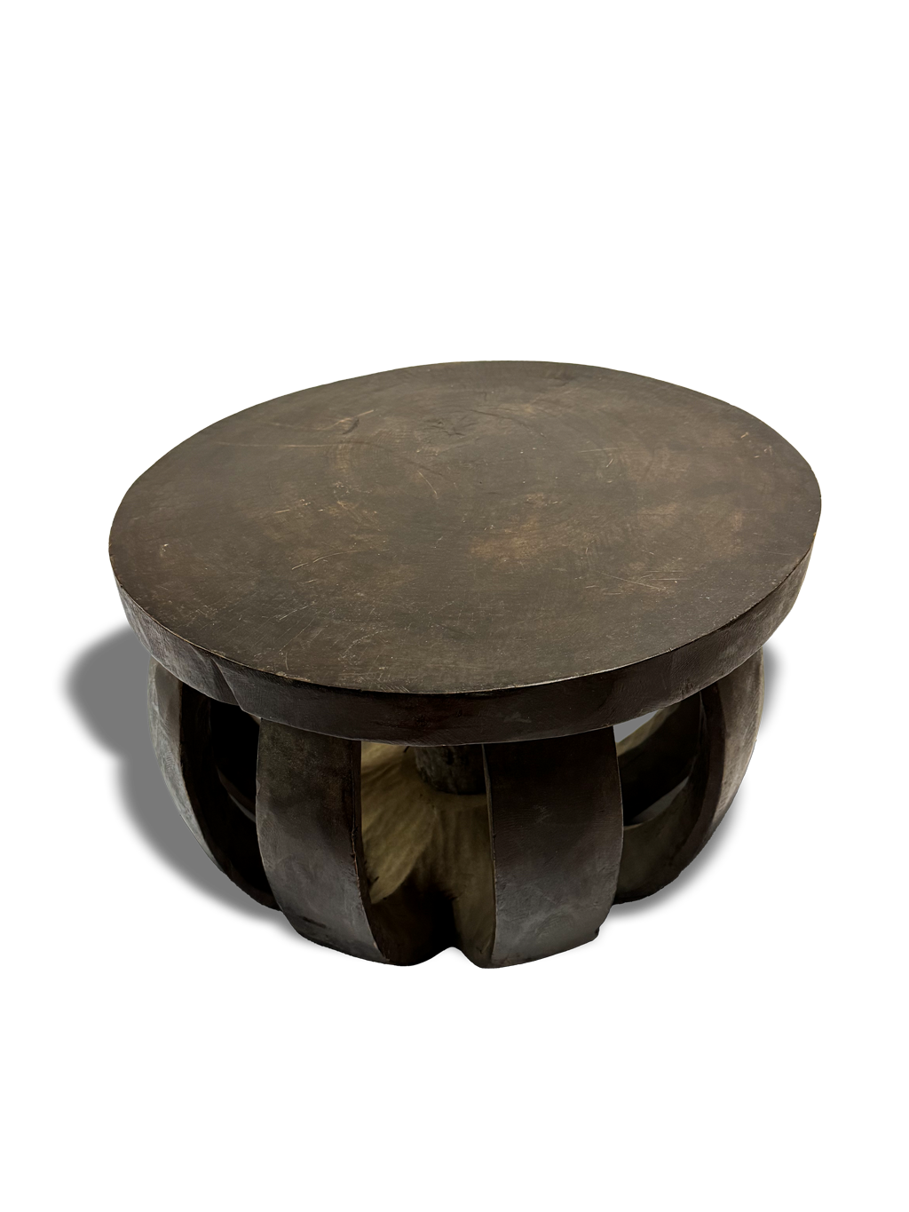 Vintage wooden stool from Baga tribe of Guinea, West Africa, Kutubu Decor
