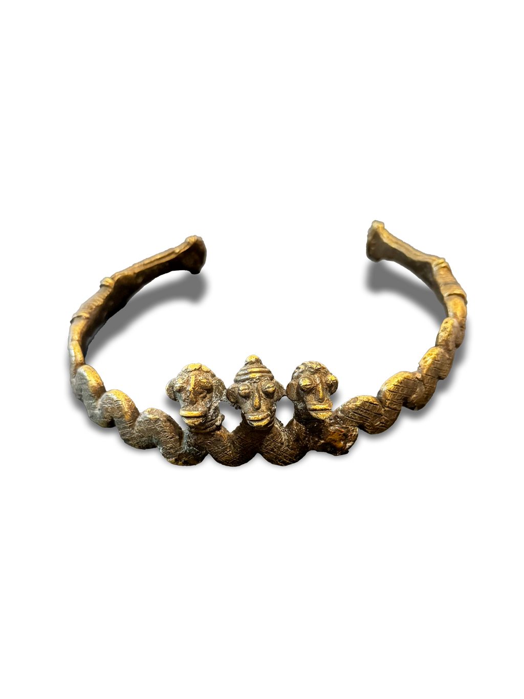 Bronze shrine figure from Lobi tribe of Burkina Faso, West Africa, Kutubu Decor