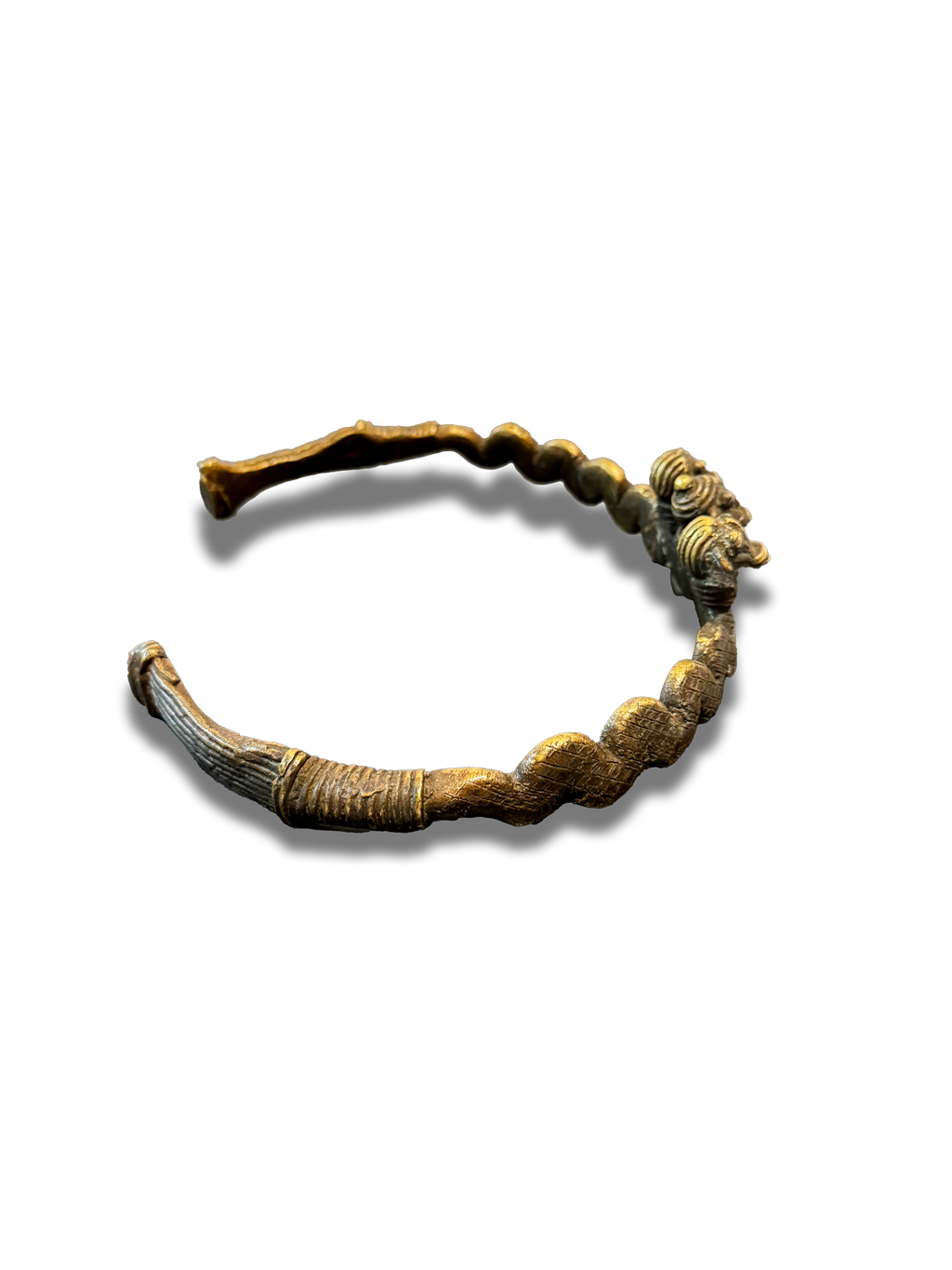 Bronze shrine figure from Lobi tribe of Burkina Faso, West Africa, Kutubu Decor