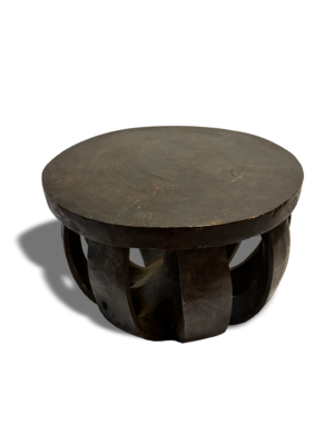 Vintage wooden stool from Baga tribe of Guinea, West Africa, Kutubu Decor