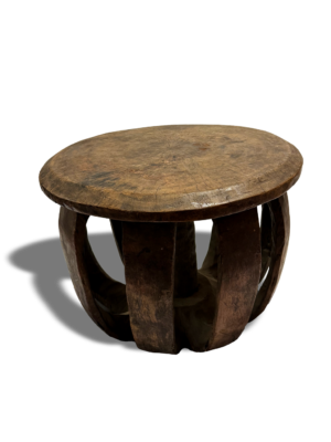 Vintage wooden stool from Baga tribe of Guinea, West Africa, Kutubu Decor