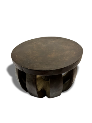 Vintage wooden stool from Baga tribe of Guinea, West Africa, Kutubu Decor