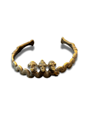 Bronze shrine figure from Lobi tribe of Burkina Faso, West Africa, Kutubu Decor